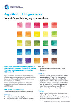 Scruitinising square numbers
