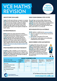 VCE Maths Revision