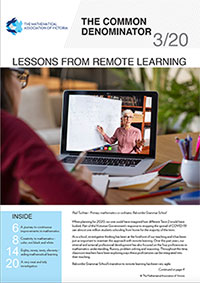 Download the July 2020 issue of The Common Denominator, a quarterly magazine for mathematics educators by the Mathematical Association of Victoria. It provides information and articles about the MAV and its activities, and maths education in general.
