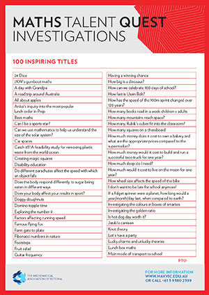 100 INSPIRING MTQ TITLES