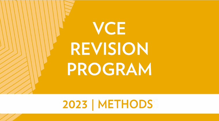 VCE revision maths methods
