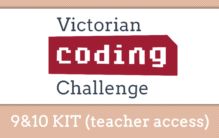 victorian coding challenge 9 10 kit teacher