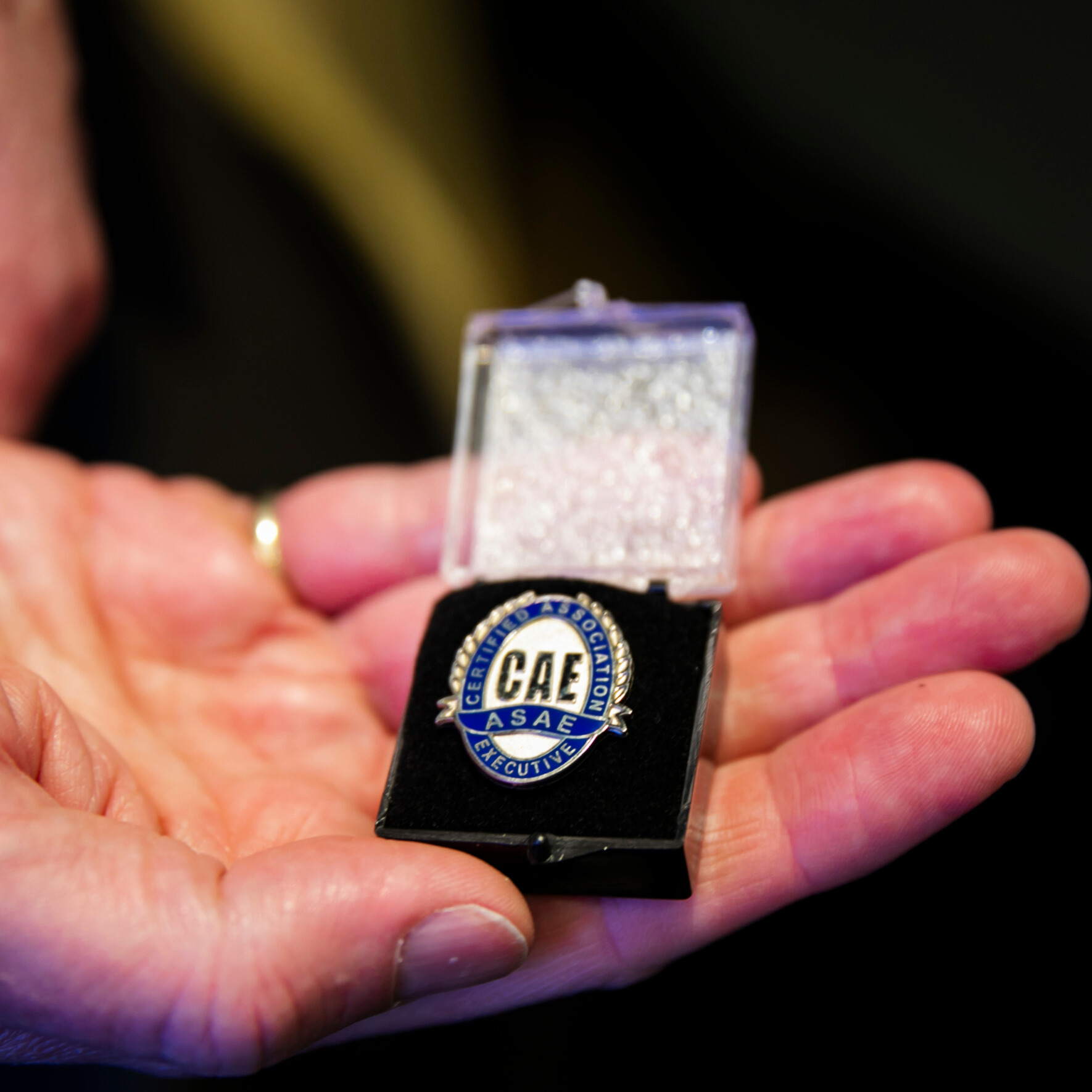 MAV CEO Jen Bowden's CAE badge certification