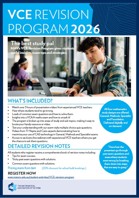 VCE Revision Program 2025